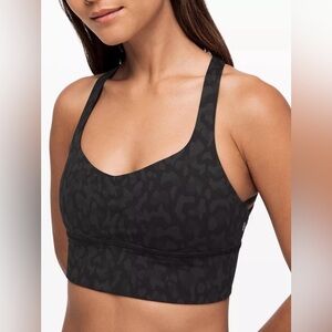Revival Medium-Support Sports Bra Black‎ Cheetah Large